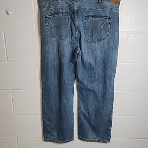 Urban Pipeline Blue Relaxed Jeans Medium Wash  40X30